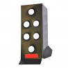 Repose pieds pilote GT2i Race & Safety Aluminium Eco noir