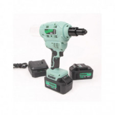 Riveteerpistool KIELDER 18V 2 batterijen 5Ah + koffer + lader
