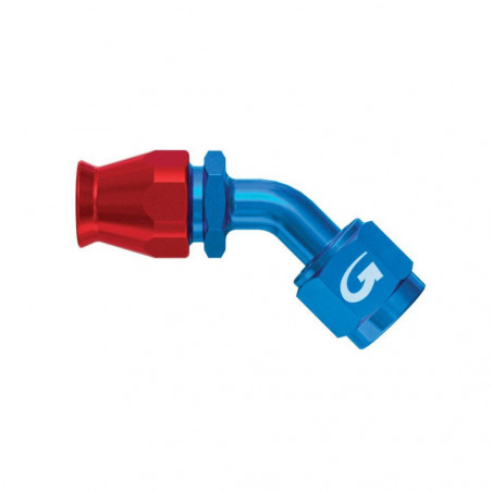 Goodridge 45° Dash 6 (9/16) aluminum fitting