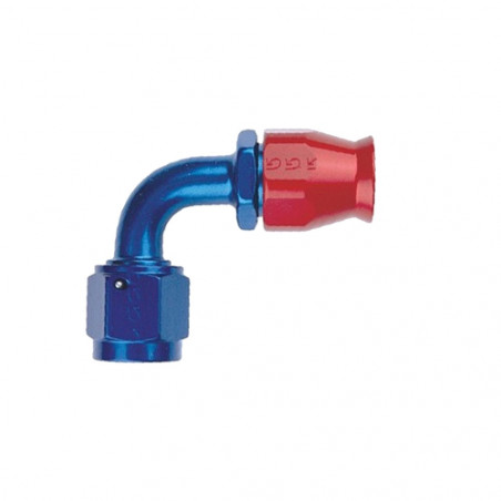 Dash 6 (9/16) Goodridge aluminium 90° connector