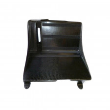 Poggiapiede lato navigatore in fibra Renault Clio 3