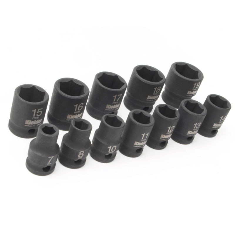 Korte slagmoerdoos 3/8" 8 mm KIELDER - KWT-384-08 - KWT-384-08 - 5060441192011
