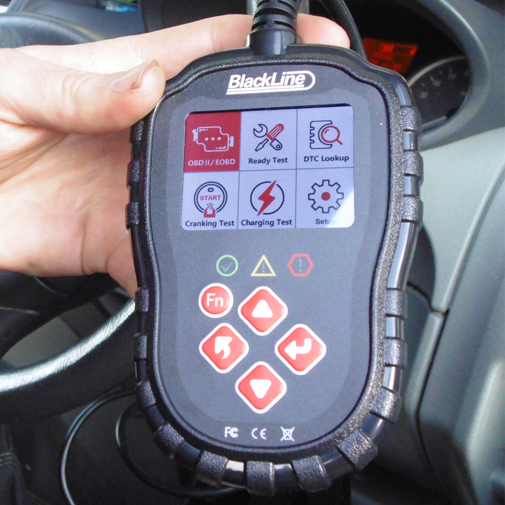 OBDII-diagnosehulpmiddel met 2,4" kleurenscherm - AS-OBD2 - DAG041 - 3661768414224