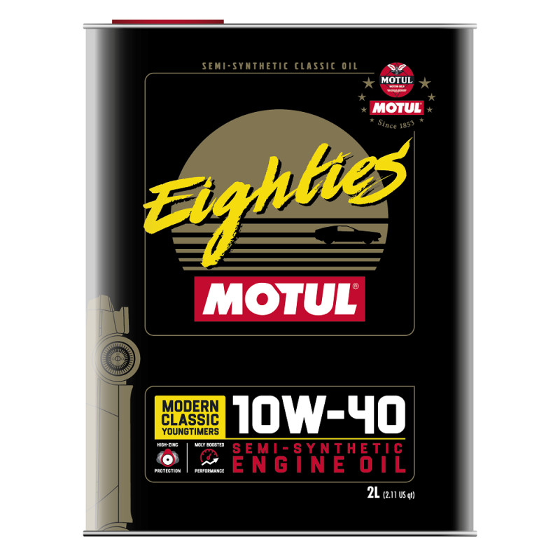 Classic EIGHTIES motorolie MOTUL 10w40 2 liter - MOT-CLASSIC80 - 110619 - 3374650322230