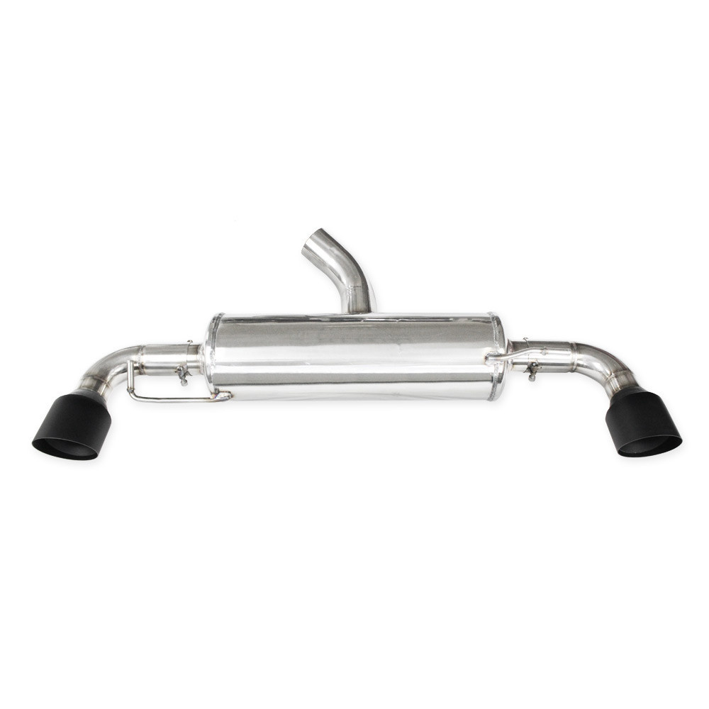 Inoxcar left + right muffler diameter 70mm Black Ceramic Toyota Yaris 1.6 GR after 2020 - IC-TOYA0810CBK - TOYA.08.10CBLACK - 3661768562444