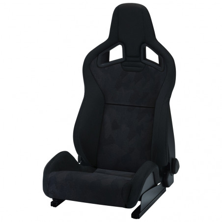 Siège baquet RECARO Sportster CS - Artista Noir / Nardo Noir côté droit