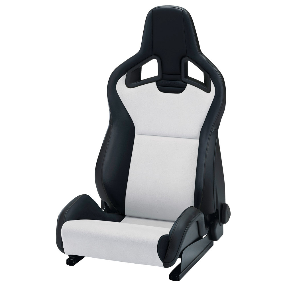 Sedile RECARO Sportster CS con pack Climat - Dinamica grigio / finta pelle nera lato destro - REC-410-10-2588 - 410.10.2588 - 3661768818114