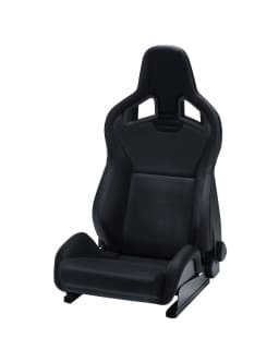 RECARO Sportster CS seat with side universal airbag - black leatherette
