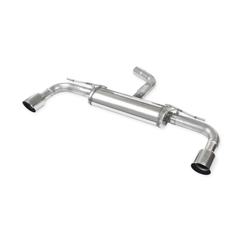 Terminal met Inoxcar geluiddemper Volkswagen Golf 8 Gti 2.0 (245pk) na 2020 - IC-WGO7410RA - WGO.74.10RA - 3661768103296