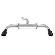 Klem met geluiddemper Diameter 100 Zwart Keramisch Inoxcar Volkswagen Golf 8 Gti 2,0 (245pk) na 2020 - IC-WGO7410CBK - WGO.74.10CBLACK - 3661768103289