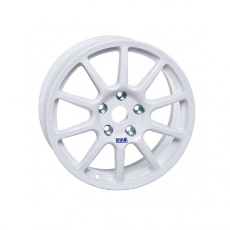 Jante Braid FullRace A 7X17 4X108 ET26 alésage 65.1 blanc