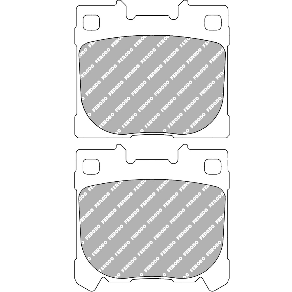 Ferodo DS2500 remblokken achter Toyota Yaris GR 2020- - F-CP5262H - FCP5262H - 3661768789032