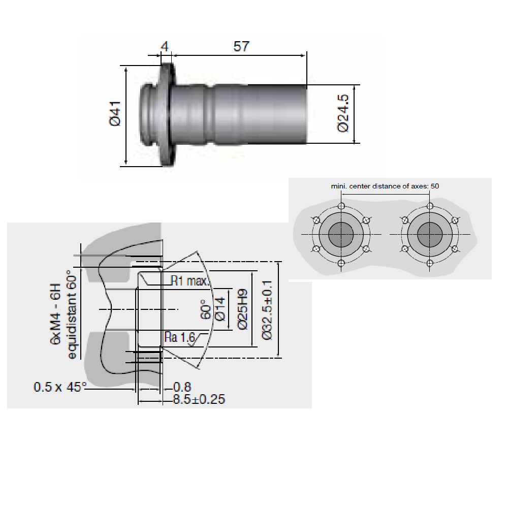 Staubli mannelijke koppeling Flens op auto zonder schroefdraad FIA JKV afdichting - G-N01083107 - N 010 831 07 - 3661768546437