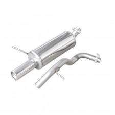 Inoxcar Exhaust Rear Silencer 1X80 VOLKSWAGEN NEW BEETLE 1.6 (100HP) after 1998 diam 45