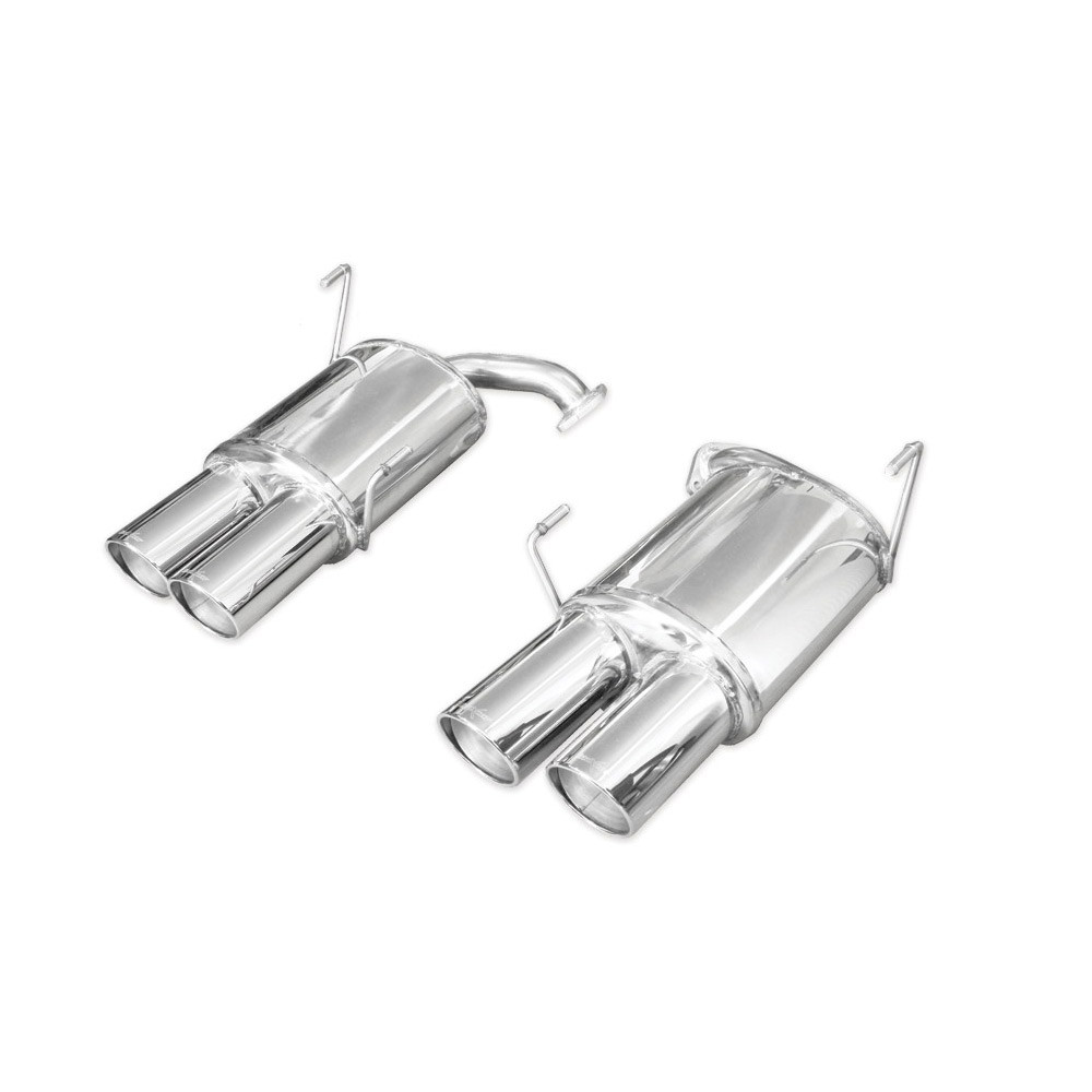 Scarico Inoxcar Silenziatore Terminale 2X90 X-RACE destra+sinistra SUBARU IMPREZA 4WD 2.5 T WRX-STI MY15 (300cv) 2014 - IC-SUIM28XR90 - SUIM.28.XR90 - 3661768102916
