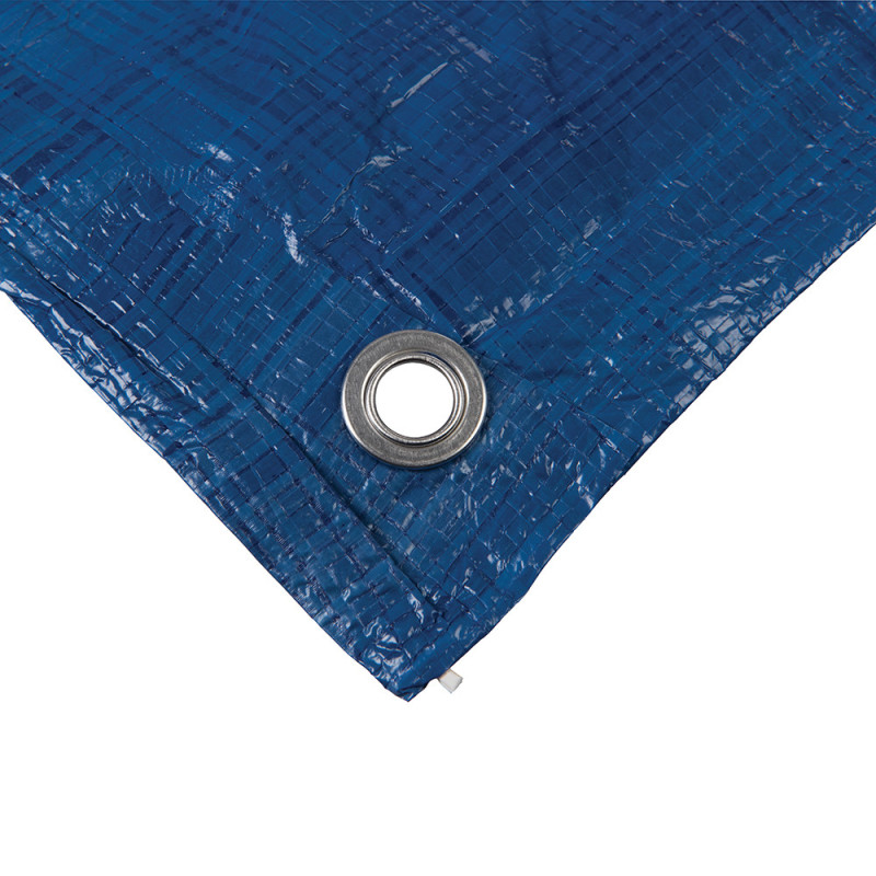 Bâche De Sol Bo-Camp 6x3m Transparent - Protection Humidité Et Saleté Pour Tente Camping