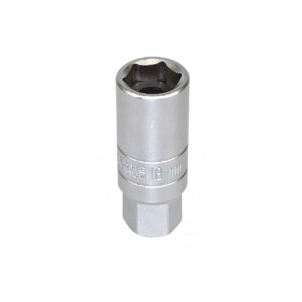 Long spark plug socket 18mm - 6 points- 1/2 square - AS-318271 - 318271 - 3233753182717