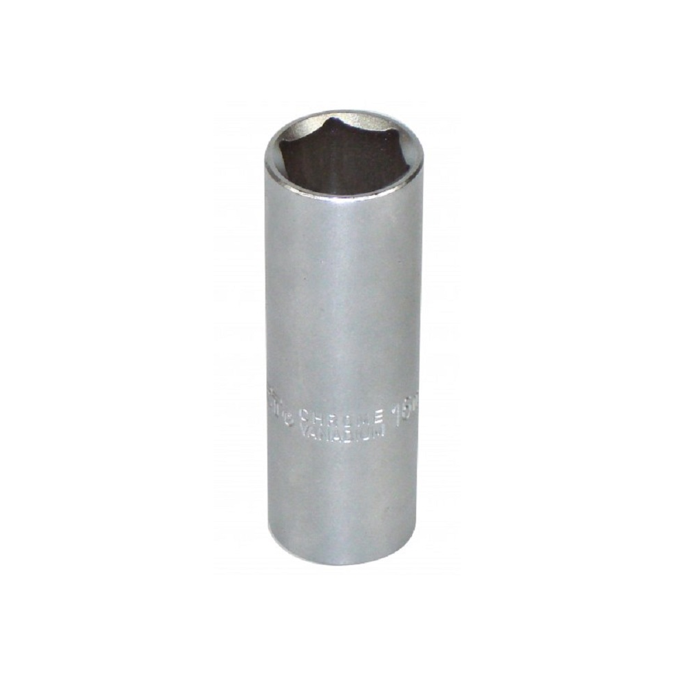 Soclu tubular lung pentru bujii, 16 mm – cu 6 muchii – pătrat de 1/2 - AS-318261 - 318261 - 3233753182618