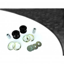 Powerflex zwart achterste voorarm Renault Clio 3 RS 05-12 (2 stuks)
