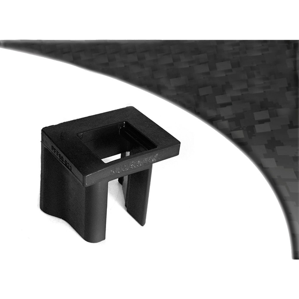 Silentbloc Powerflex cu inserție neagră pentru partea superioară a motorului Renault Clio 3 RS 2005-2012 (1 bucată) - PF-F60821-N - PFF60-821BLK - 5055676527592
