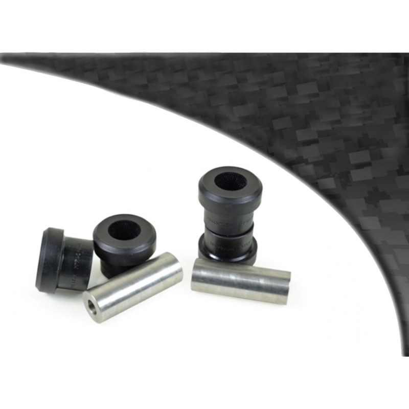 Silent voorste driehoek blok Mercedes W201 E190 (82-93) Zwarte serie - PF-F40401-2N - PFF40-401BLK - 5055676543349