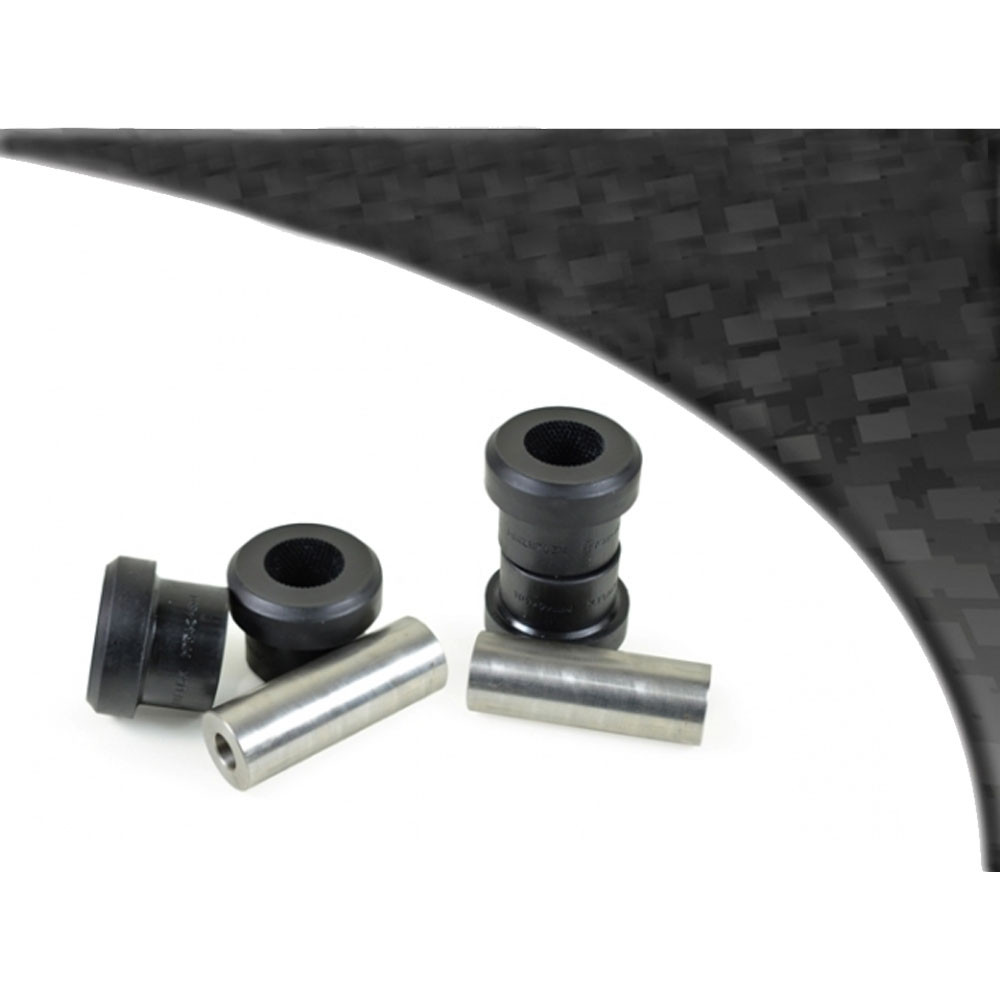 Silent voorste driehoek blok Mercedes W201 E190 (82-93) Zwarte serie - PF-F40401-2N - PFF40-401BLK - 5055676543349
