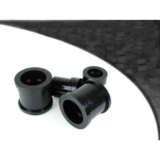 Silent voordriehoek achterblok Honda Civic 8 05-12 Zwarte serie - PF-F25502-2N - PFF25-502BLK - 5055676536983