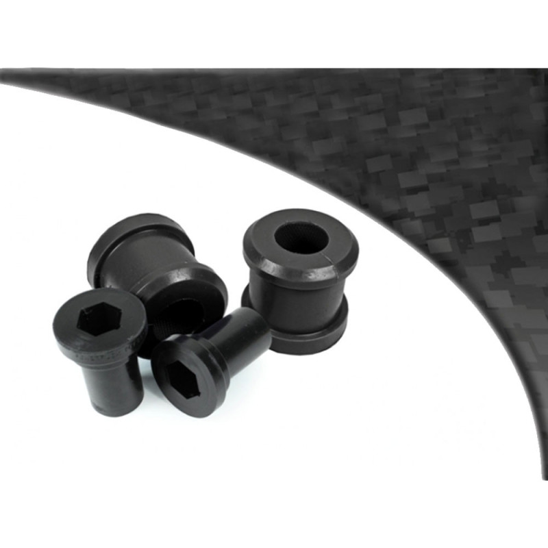 Silent voordriehoek achterblok Honda CR-Z (10-16) Zwarte serie - PF-F25802-2N - PFF25-802BLK - 5055676541529