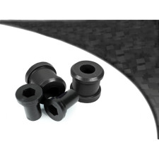 Silent voordriehoek achterblok Honda CR-Z (10-16) Zwarte serie - PF-F25802-2N - PFF25-802BLK - 5055676541529