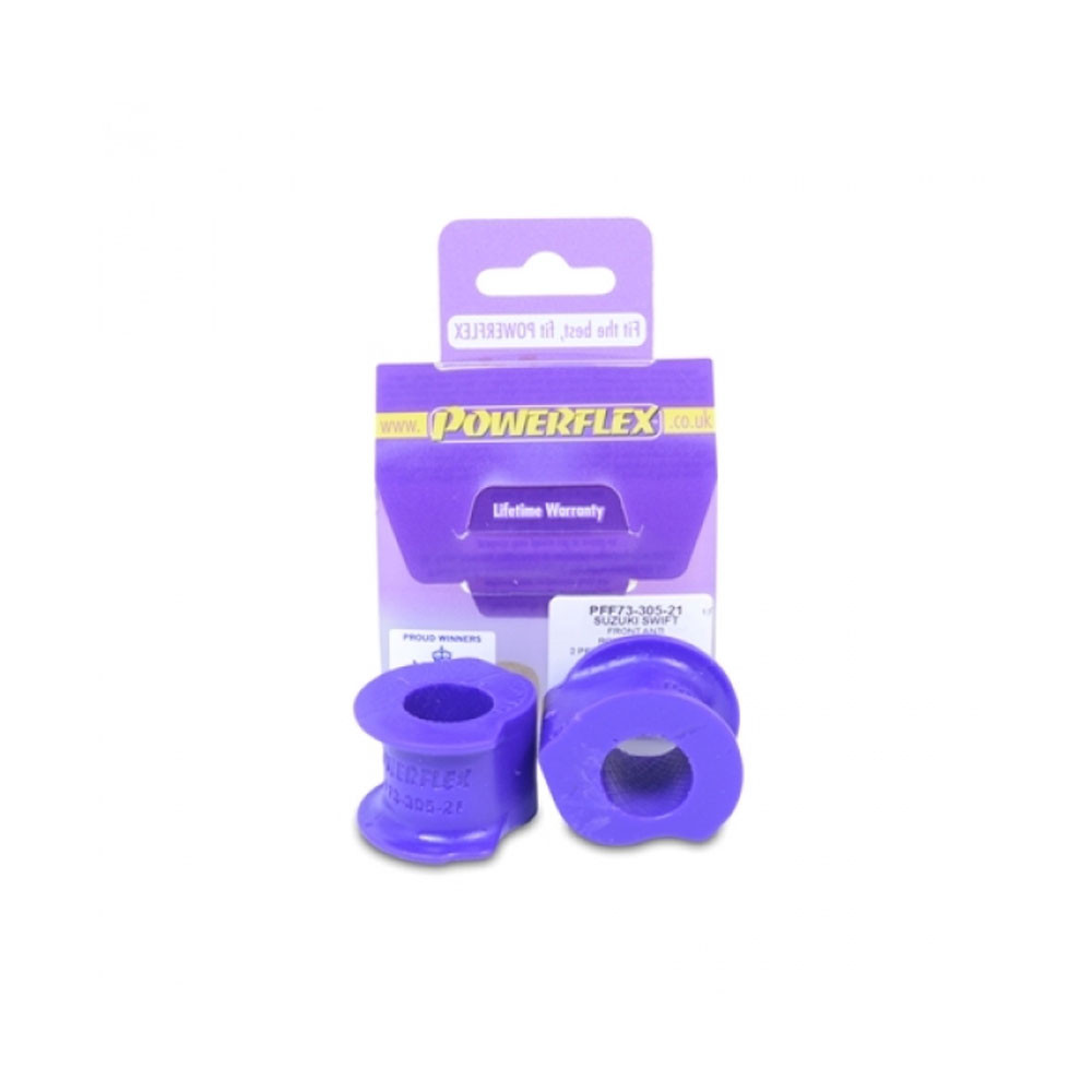 Silentbloc Powerflex pentru bară antiruliu față Swift Sport fabricat după 2007 (2 bucăți) - PF-F7330521-2 - PFF73-305-21 - 5055676508959