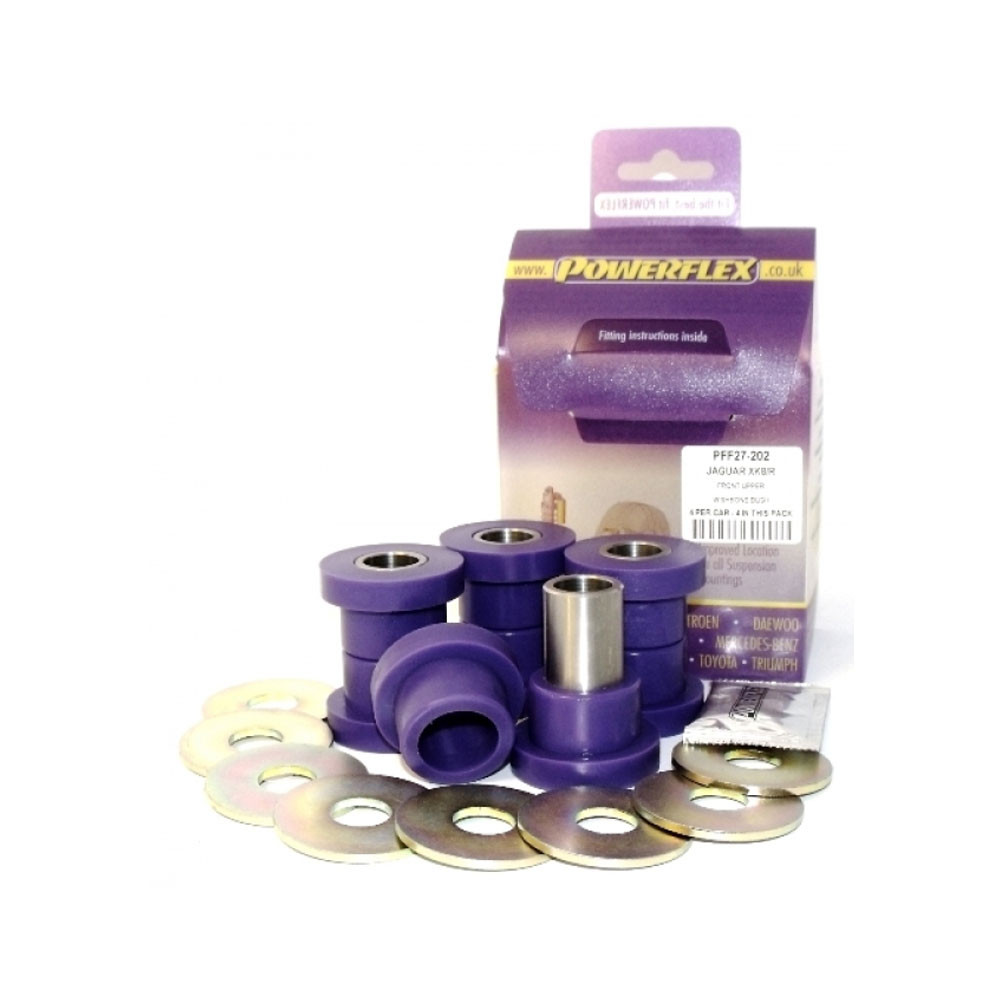 Silentbloc Powerflex braț superior de suspensie pentru Jaguar XK8 (4 bucăți) - PF-F27202-4 - PFF27-202 - 5055676504326