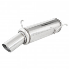 Terminal Echappement Inox Inoxcar Peugeot 206 1.6 Avant 2002 1x90mm Rally