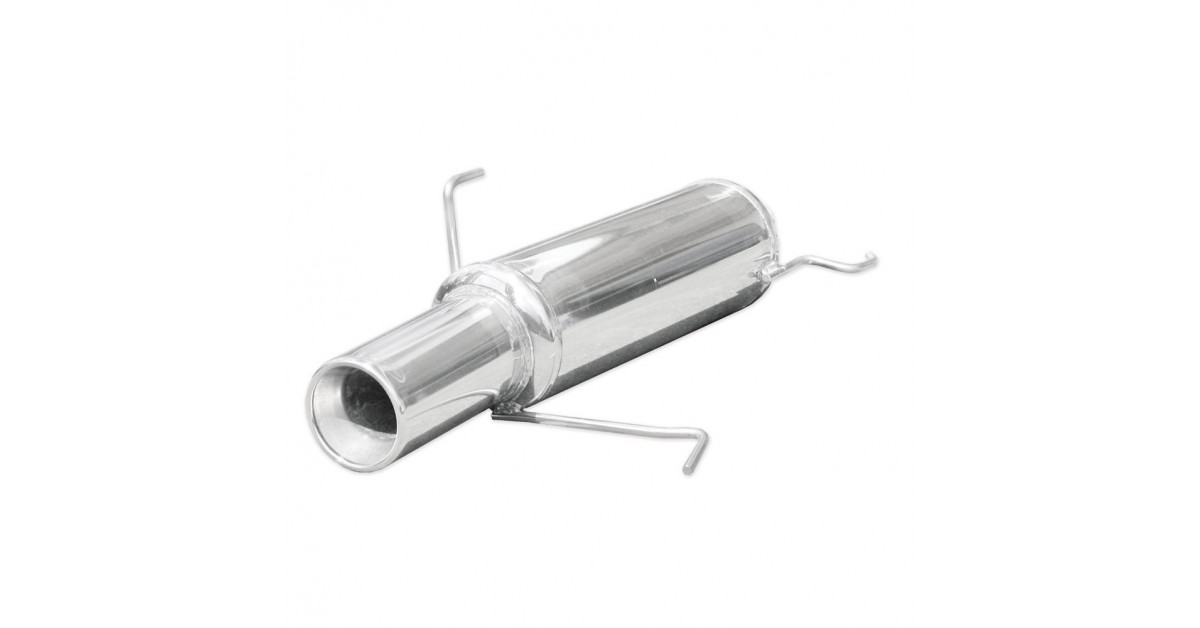 Terminal Echappement Inox Inoxcar Peugeot 306 1.8 16v Avant 2001 1x102mm