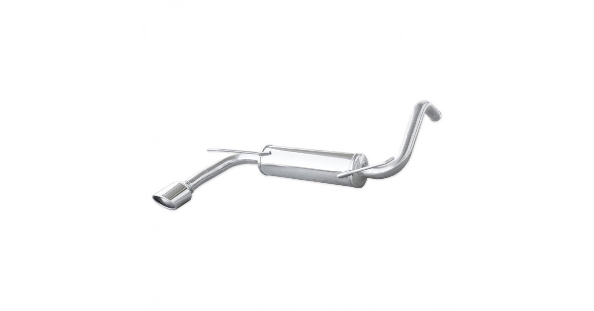 Inoxcar Stainless Rear Exhaust Peugeot 107 1.0 12v 120x80mm