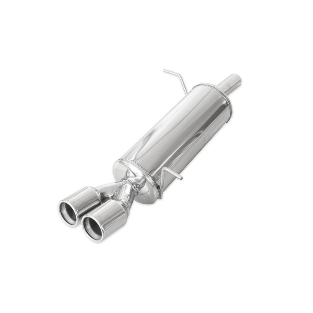 Terminale Scarico Inox Inoxcar Ford Fiesta 1.6 16S Dopo 2009 2x80mm - IC-FOFI1980D - FOFI.19.80D - 3661768301913
