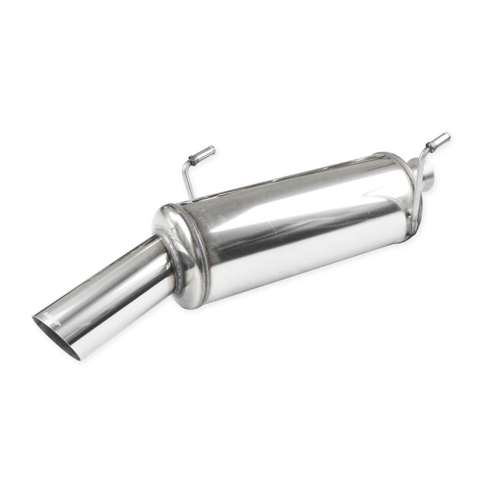 Inoxcar Stainless Rear Exhaust Peugeot 206 CC 1.6 HDi 1x90mm Rally - IC-PE2061190RA - PE206.11.90RA - 3661768269039