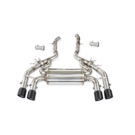 Inoxcar rear muffler + valve diameter 70mm BMW F87 M2 3,0 (410cv) after 2018