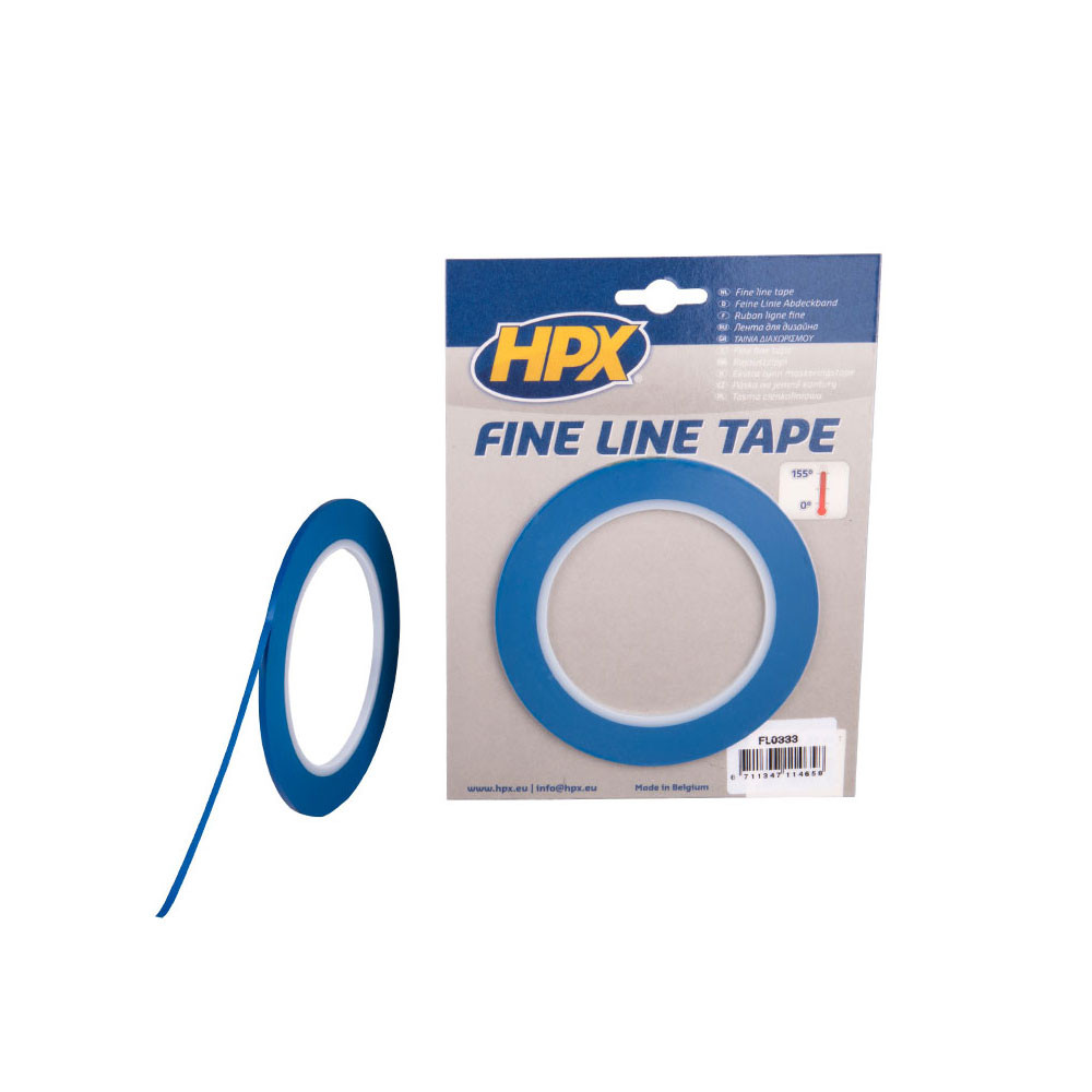 HPX Bandă cu linie subțire, albastră, 12 mm x 33 m - HPX-FL1233 - FL1233 - 3661768793206