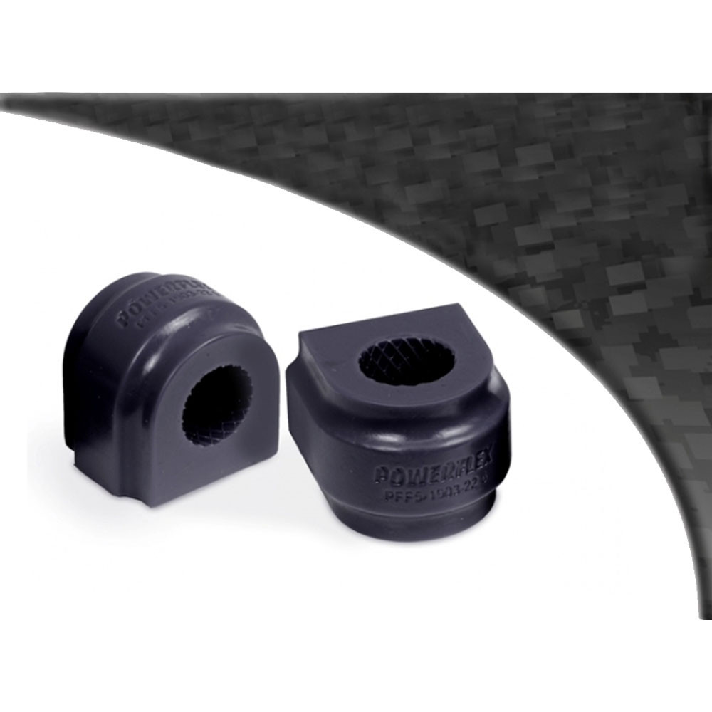 Silent bloc de barre anti-roulis avant 24mm BMW série 3 F30-F34 Black series - PF-F5190324-2N - PFF5-1903-24BLK - 5055676536082