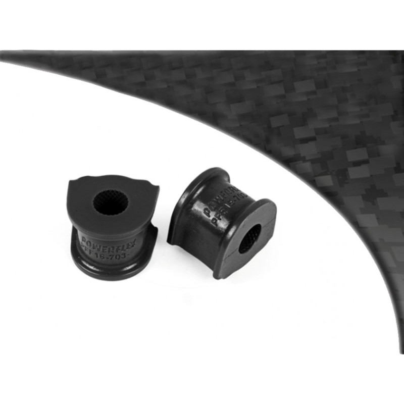 Silent voorste anti-roll bar blok 17mm Fiat Stilo (01-10) Black series - PF-F1670317-2N - PFF16-703-17BLK - 5055676542977