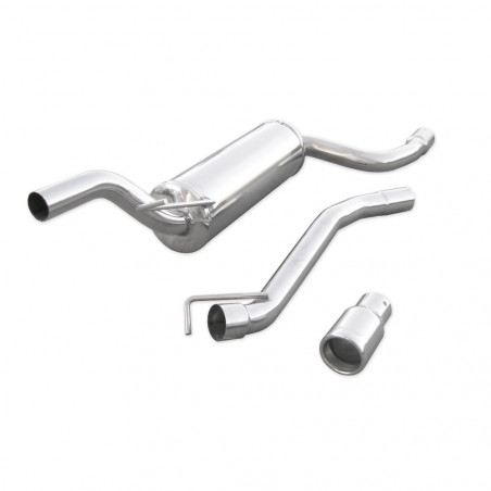 Inoxcar Stainless Rear Exhaust Ford Focus 1.6 16v 1x80mm