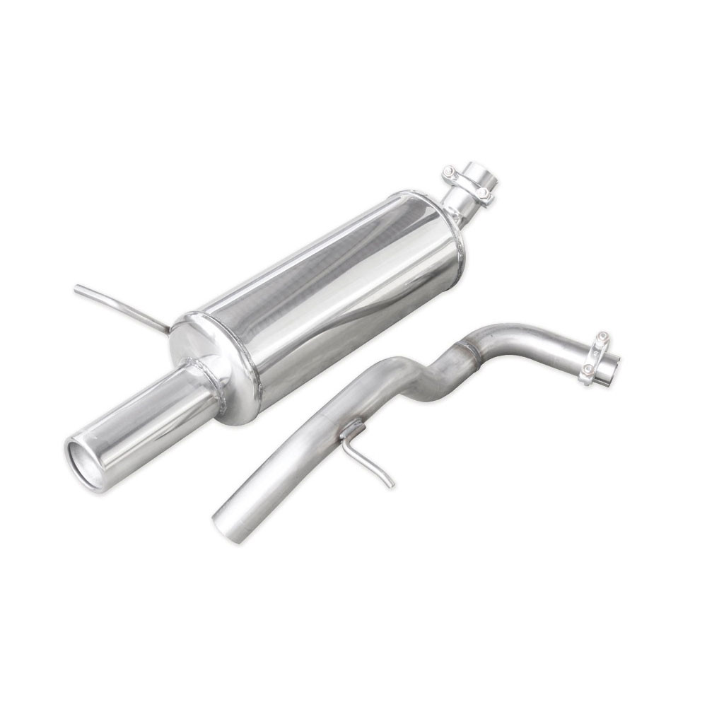 Inoxcar Stainless Rear Exhaust Volkswagen Golf 4 1.6 16v 1997-2003 1x80mm - IC-WGO2280 - WGO.22.80 - 3661768276617