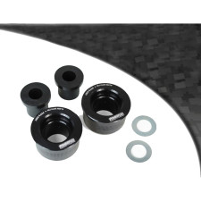 Powerflex Black front wishbone rear bush BMW E30 aluminum outer - PF-F55301-2N - PFF5-5301BLK - 5055676554055