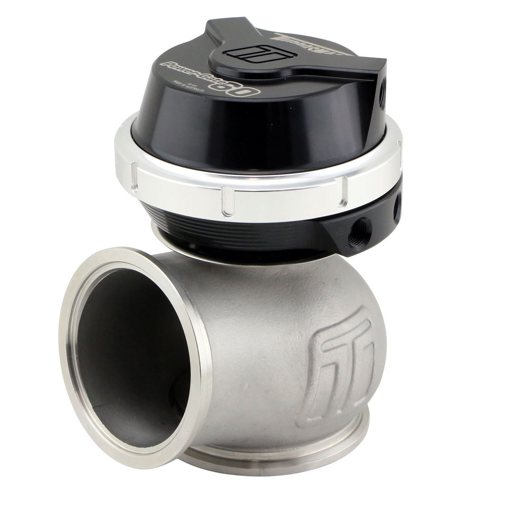 Wasteegate TURBOSMART GenV 60mm Powergate60 14psi Zwart - TSM-0555-1012 - TS-0555-1012 - 3661768835746