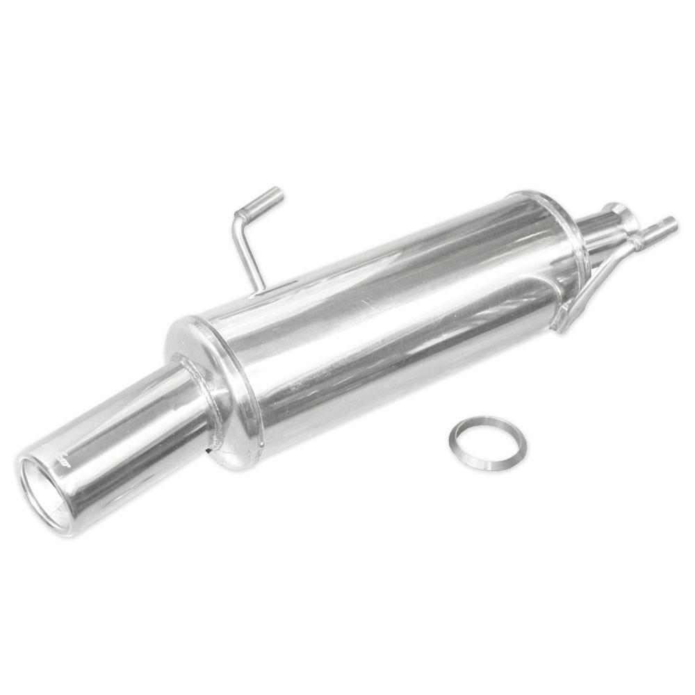 Terminal Echappement Inox Inoxcar Peugeot 206 1.4 HDi 1x80mm - IC-PE2061280 - PE206.12.80 - 3661768282670