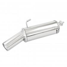 Terminal Echappement Inox Inoxcar Peugeot 206 1.4 75cv Après 2001 1x102mm