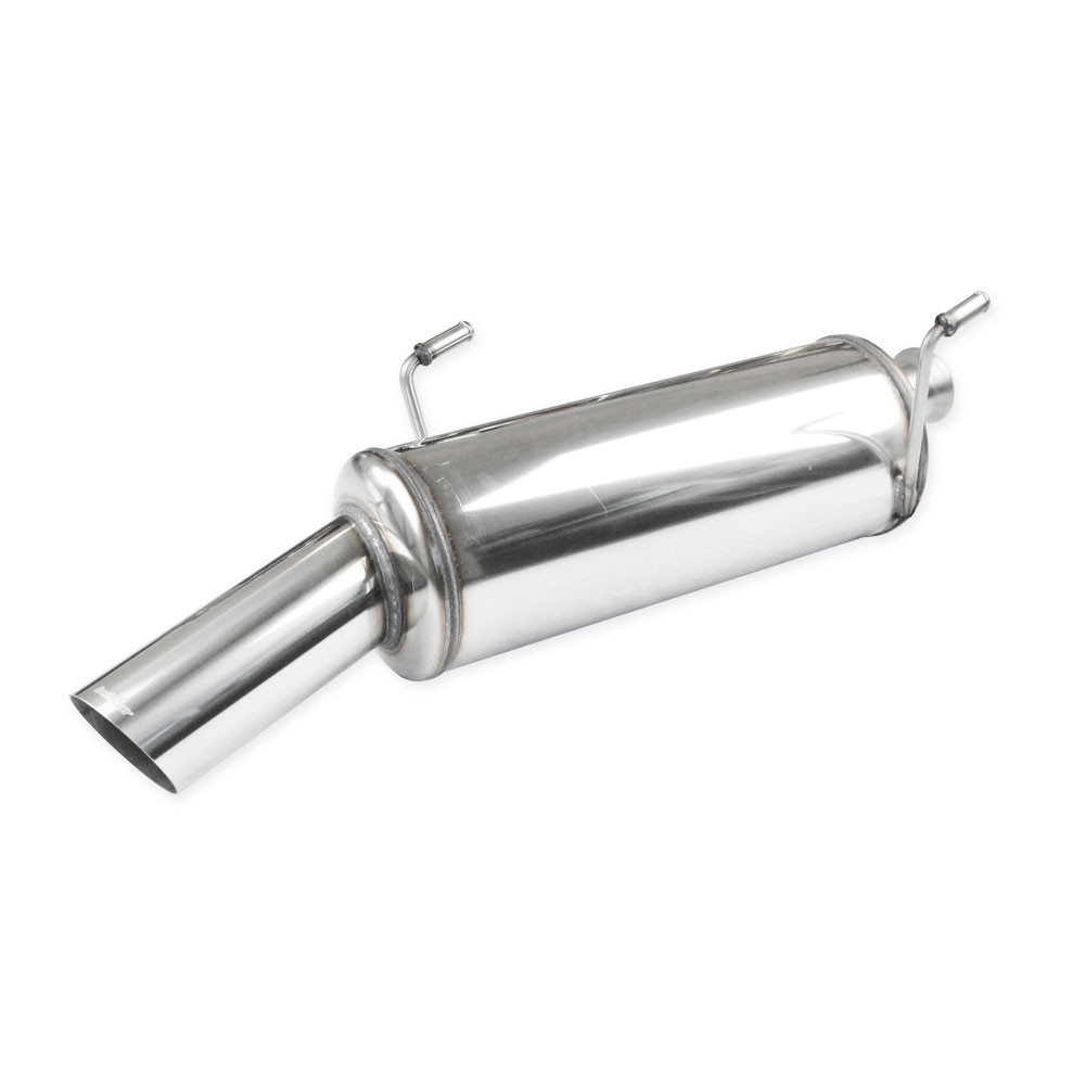 Inoxcar Stainless Rear Exhaust Peugeot 206 CC 1.6 16v After 2000 1x90mmRally - IC-PE2060990RA - PE206.09.90RA - 3661768289457