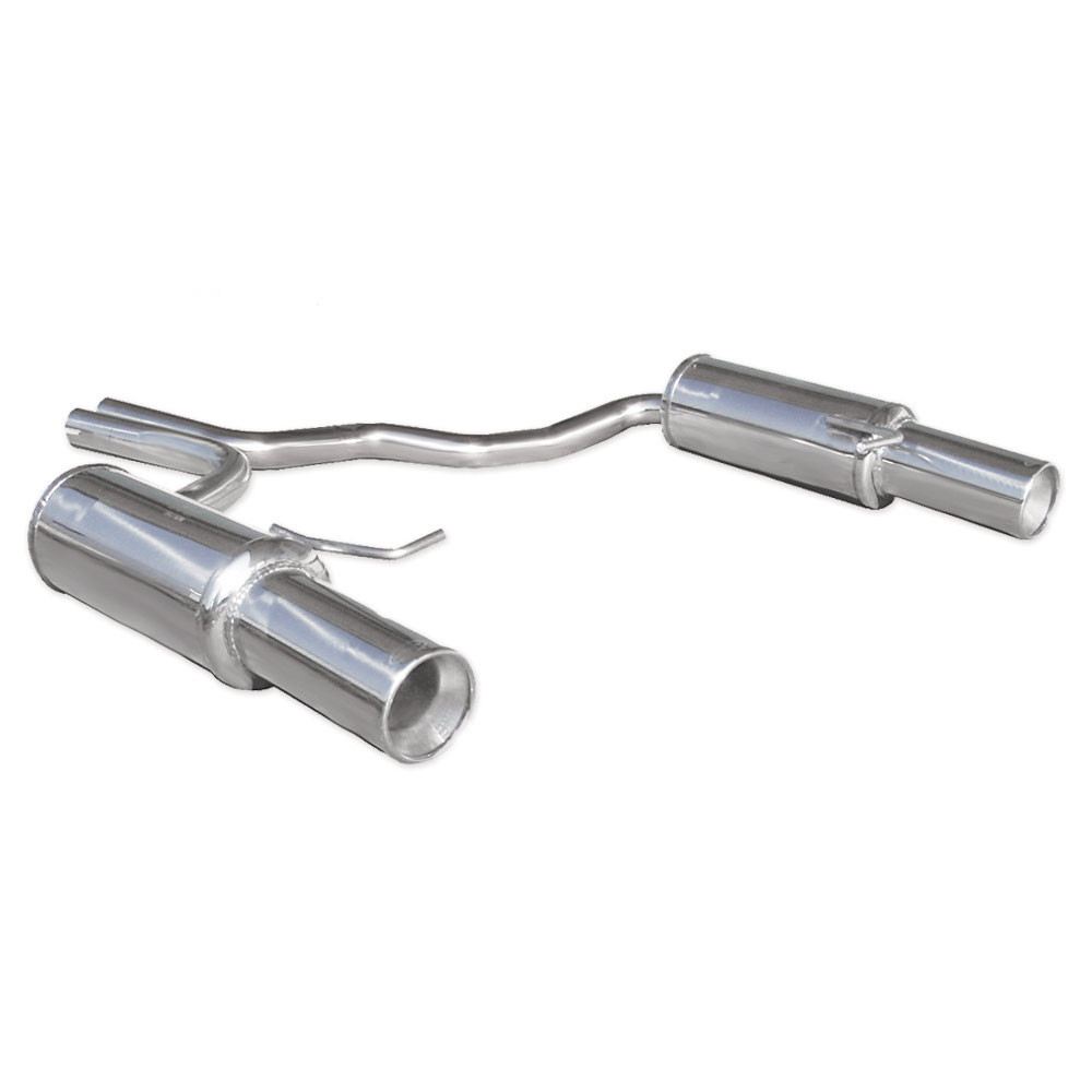 Terminal Echappement Inox Inoxcar Audi A4 1.8T 20v Après 2001 1x102mm - IC-AUA409102 - AUA4.09.102 - 3661768295922
