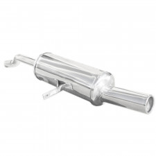 Terminal Echappement Inox Inoxcar Renault Clio 3 1.5 DCi Après 2005 1x80mm
