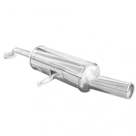 Terminal Echappement Inox Inoxcar Renault Clio 3 1.5 DCi Après 2005 1x80mm